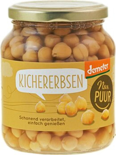 Produktfoto zu GEBINDE Kichererbsen im Glas, 6 x 350ml