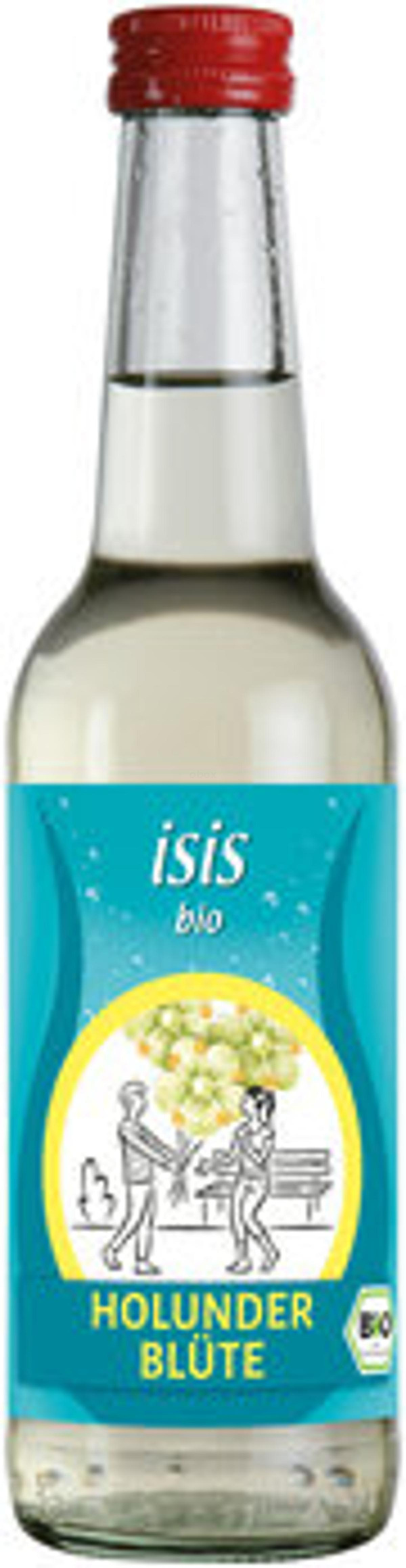 Produktfoto zu Kiste isis Holunderblüte 12 x 0,33 l
