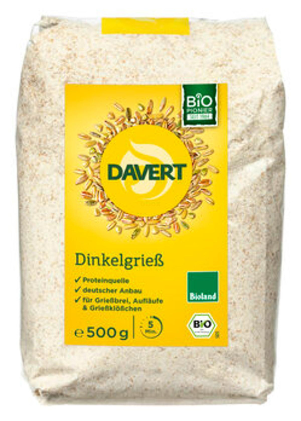 Produktfoto zu Dinkelgrieß, 500g