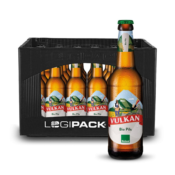 Produktfoto zu KISTE Vulkan Pils, 24 x 0,33l