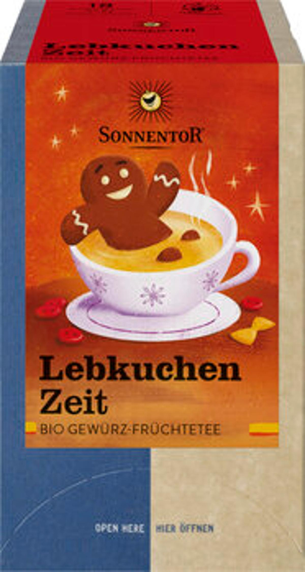 Produktfoto zu GEBINDE Tee Lebkuchen Zeit, 6 x 32,4g