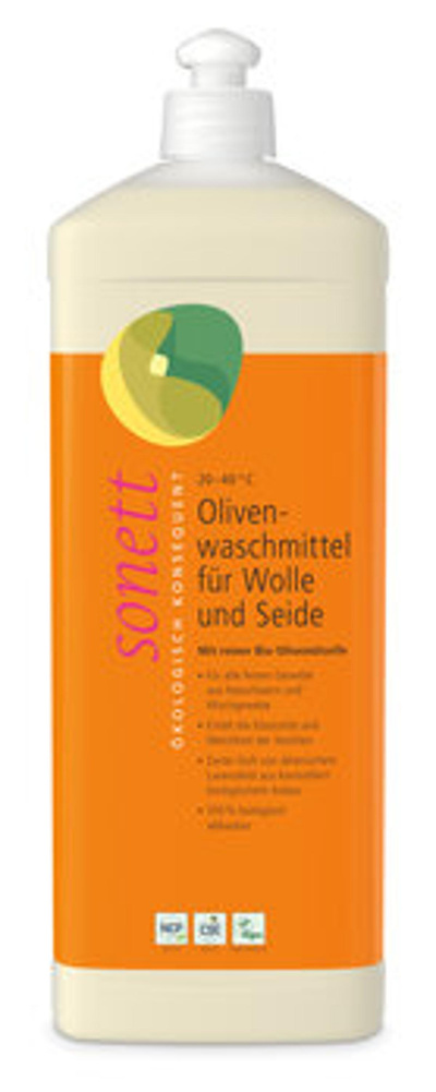 Produktfoto zu Olivenwaschmittel für Wolle und Feines, 1 Ltr