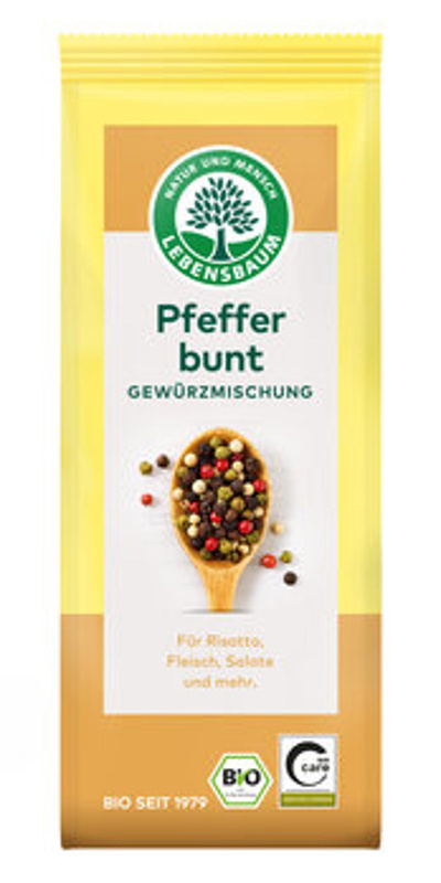 Produktfoto zu GEBINDE Pfeffer bunt, ganze Körner, 6 x 50g