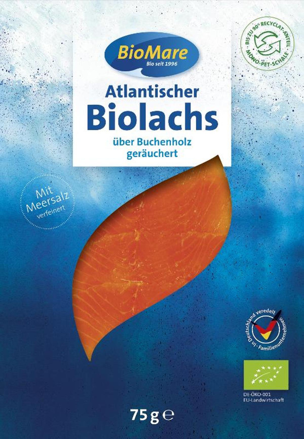 Produktfoto zu Lachs geräuchert, 75 g