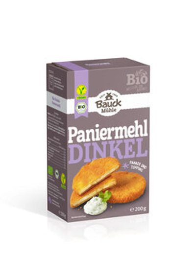 Produktfoto zu Dinkel Paniermehl hell, 200g