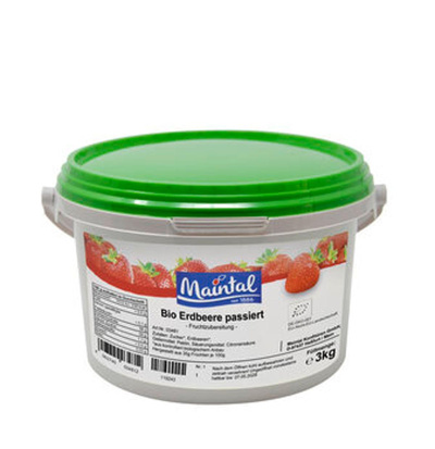 Produktfoto zu Erdbeer Konfitüre passiert 3 kg