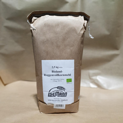 Produktfoto zu Großpack Roggenvollkornmehl, 2,5 kg
