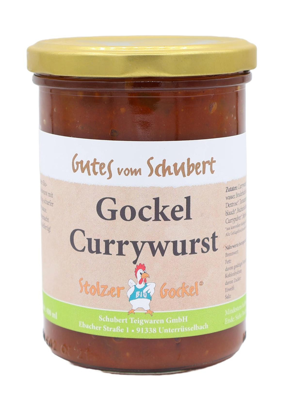 Produktfoto zu Gockel Currywurst, 400 ml