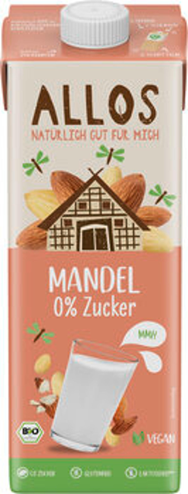 Produktfoto zu Mandel Drink Naturell, ungesüßt, 1l