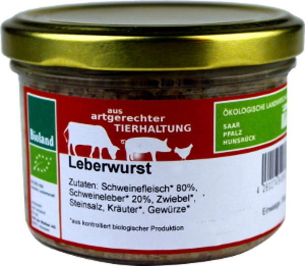Produktfoto zu Leberwurst,180g