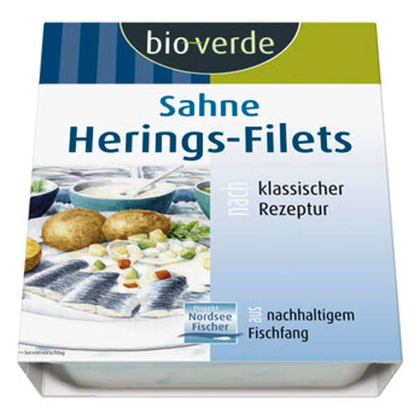 Produktfoto zu Küstenfischer Sahne-Hering-Filets, 350 g