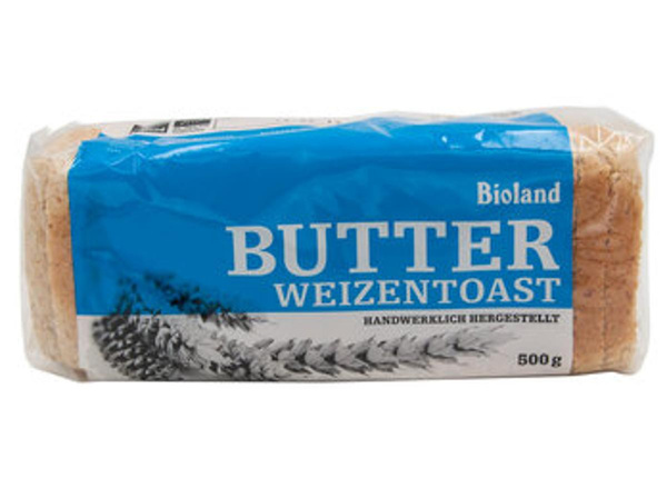 Produktfoto zu GEBINDE Weizen Butter Toastbrot - garantierte RLZ 10 Tage, 6 x 500g