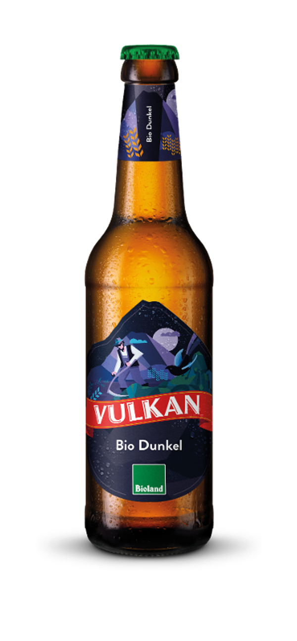 Produktfoto zu KISTE Vulkan Dunkel, 24 x 0,33l