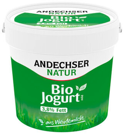 Produktfoto zu Jogurt mild 3,8%, 1 kg Eimer