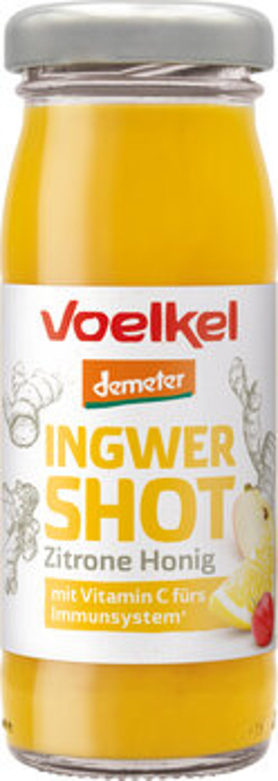 Produktfoto zu KISTE Ingwer Shot Zitrone Honig, 8 x 95 ml