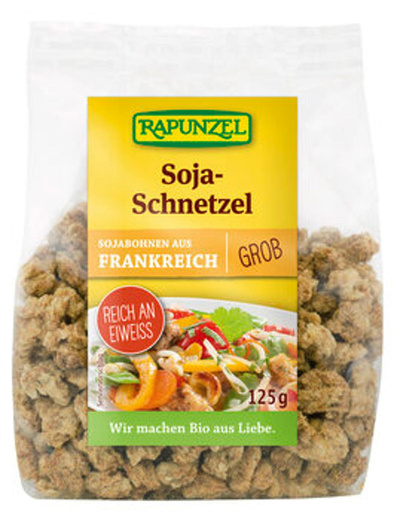 Produktfoto zu GEBINDE Soja-Schnetzel, grob, 6 x 125g