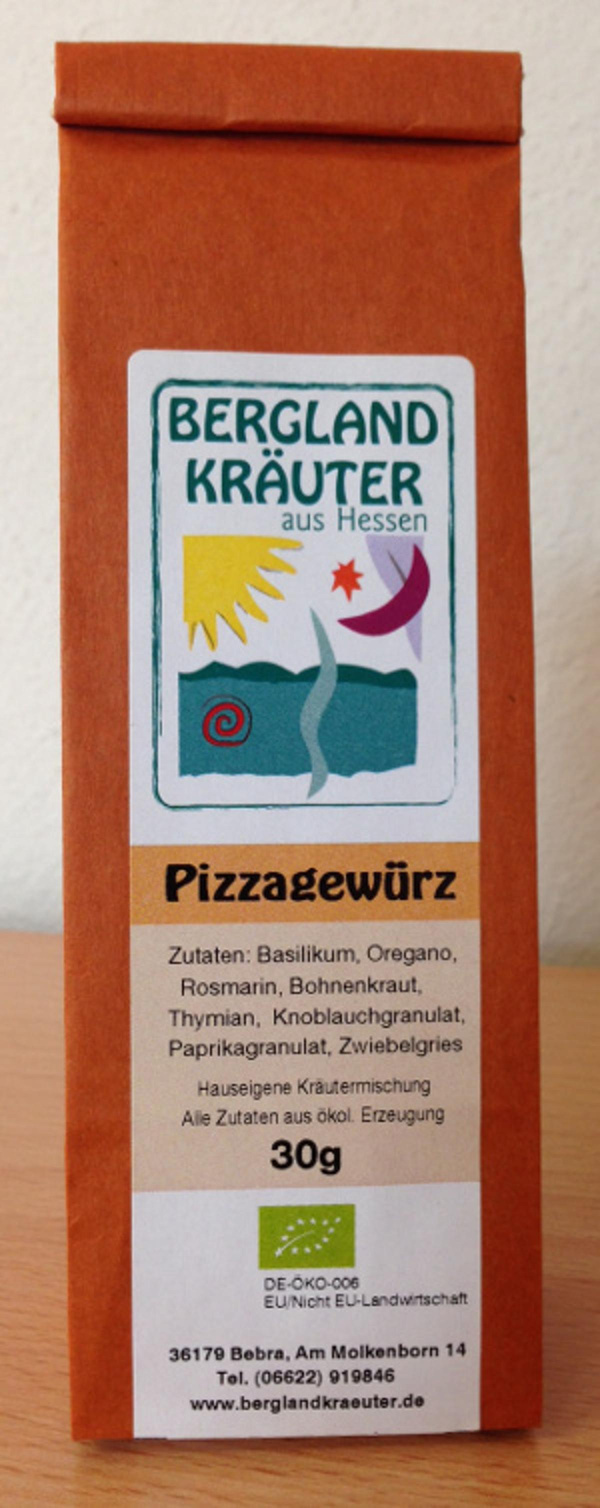 Produktfoto zu Pizzagewürz, 30 g